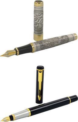 

Talesara Lord Ganesh and OM Royal Collection Luxury 2 Pcs. Gift Set Fountain Pen(Pack of 2)