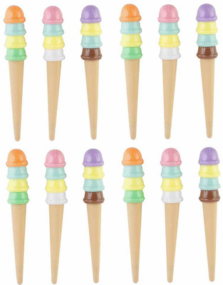 

Parteet New Softy Style Gel Pens Ball Pen(Pack of 12)