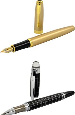 

Talesara Royal Collection Luxury 2 Pcs. Gift Set Roller Ball Pen and Fountain Pen(Pack of 2)