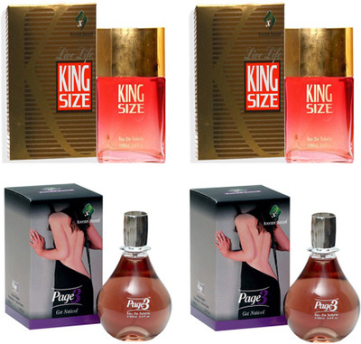 

xavier savor 2 King Size & 2 Page 3 Get Noticed Perfume Eau de Toilette - 100 ml(For Men)
