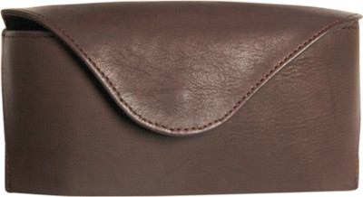 

rosmok genuine leather cosmetic case Cosmetic Bag(Brown)
