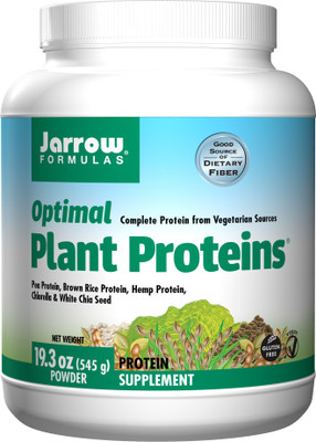 

Jarrow Formulas Optimal Plant Proteins - 19.3 Oz 545 gm Plant-Based Protein(545 g, Unflavored)
