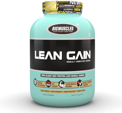 

BIG MUSCLES Lean Gain Whey Protein(2.7 kg, Milk Chocolate)