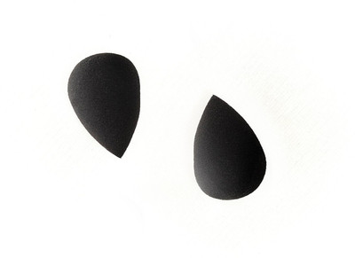 

Gugzy Mini Beauty Sponge Blender 2 Pack - Perfect for Small Areas, Around Eyes, Lips and Brows - Latex Free (Black)