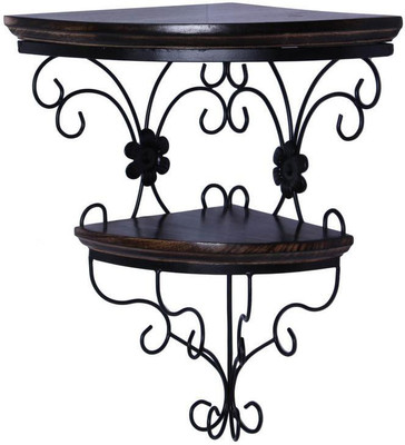 

Craft Art India Wooden Wall Shelf(Number of Shelves - 2, Brown)