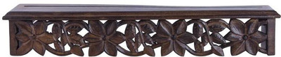 

Craft Art India Decorative Handmade Wall Hanging/Mounting Wooden Shelf/Shelves/Rack/Racks Decorative Handmade Wall Hanging/Mounting Wooden Shelf/Shelves/Rack/Racks {CAI-HD-0168/Size(Inch):5x27x5} Wooden Wall Shelf(Number of Shelves - 1, Brown)
