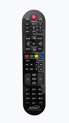 

LipiWorld Recording And Hd Universa For Dish tv Plus Old Long Remote Controller(Black)