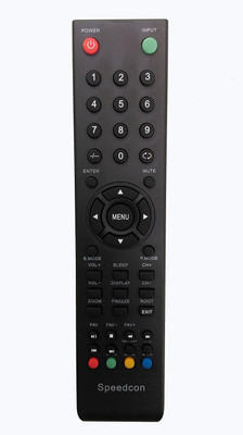 

LipiWorld LCD LED TV Universal Compatible For speedcon LED LCD Remote Controller(Black)