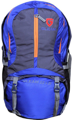

Gleam 2209 Climate Proof Mountain /Hiking / trekking / Campaign Bag /Backpack 60 Ltrs Royal Blue & Grey with Laptop Sleeve & Rain Cover Rucksack - 60 L(Multicolor)