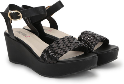 

Jealous 21 Women Black Wedges