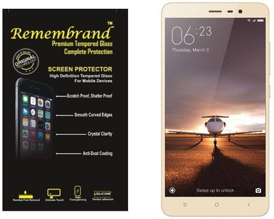 

Remembrand Impossible Screen Guard for Mi Redmi Note 3, Transparent