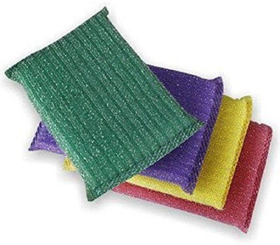 

Amazing Scratch Proof Scrubber Pads / Scrubbing Pads / Utensil Scrubber / Kitchen Scrubber Scrub Sponge (Multicolor, Pack of 6) Scrub Sponge(Regular, Pack of 6)