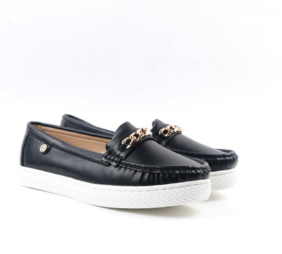 

Carlton London Loafer For Women(Black