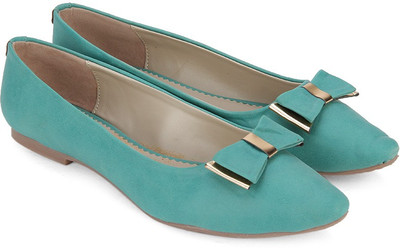 

Bata METALLIC Bellies For Women(Green