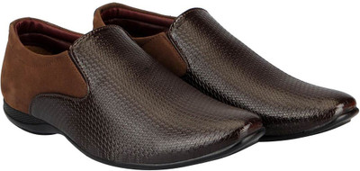 

FAUSTO Corporate Slip On For Men(Brown, Black