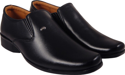

Action Synergy Men's ME9926 Black Formal Slip On For Men(Black