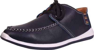 

Shoeholic Leatherite Blue Casual Shoes Casuals For Men(Blue