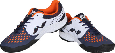 

Nivia Zeal Pro Tennis Shoes For Men(Multicolor, White::blue::orange