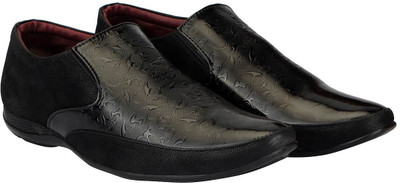 

FAUSTO Corporate Slip On For Men(Black