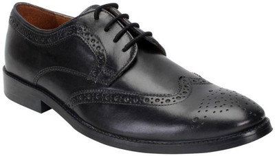 

Brune Black formal shoes for men Lace Up For Men(Black