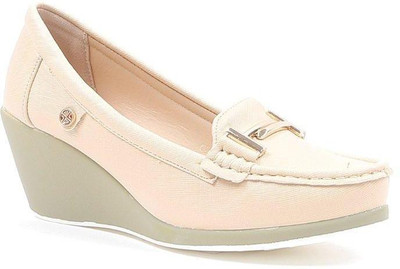 

Carlton London Loafer For Women(Beige