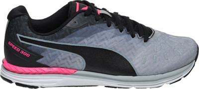 

Puma Speed 300 IGNITE Wn Running Shoes For Women(Black, Grey, Quarry-puma black-knockout pink