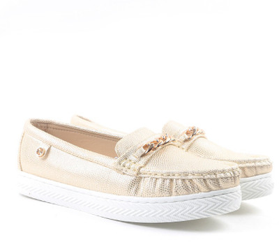 

Carlton London Loafer For Women(Gold