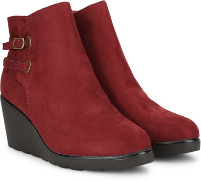

Chemistry Boots For Women(Maroon