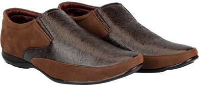

FAUSTO Corporate Slip On For Men(Brown