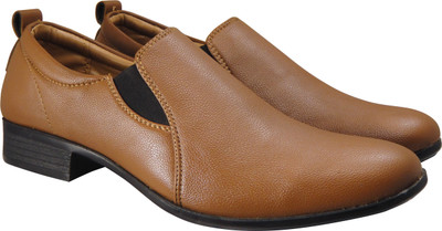 

Action Synergy Men's UNS4503 Tan Formal Slip On For Men(Tan