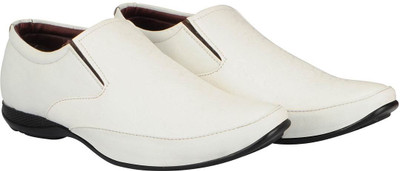 

FAUSTO Corporate Slip On For Men(White