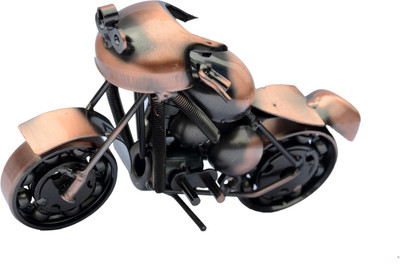 

M J Style bike showpiece Decorative Showpiece - 9 cm(Iron, Copper)