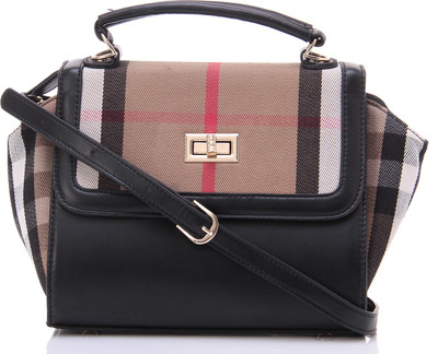 

Fiona Trends Women Casual Black PU Sling Bag