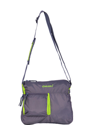 

EMMI BAGS Women Casual Green Nylon Sling Bag