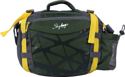 

Skybags Men & Women Casual Green Polyester Sling Bag