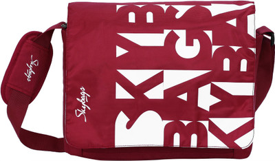 

Skybags Men & Women Casual Red Polyester Messenger Bag