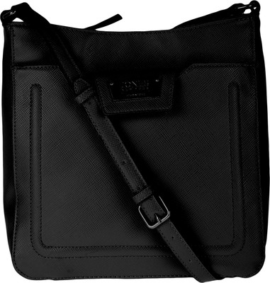 

Jones NY Women Casual Black Genuine Leather Sling Bag