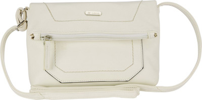 

Lavie Women Casual White PU Sling Bag