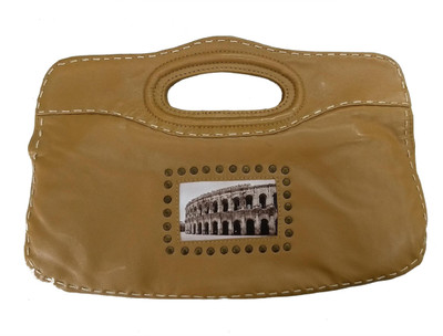 

Miruna Designs Men & Women Casual Tan Genuine Leather Sling Bag