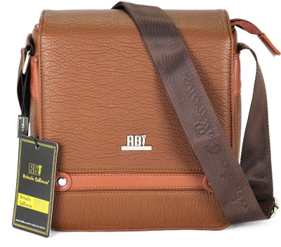 

Roberto Ballmore Boys & Girls Formal Brown Leatherette Sling Bag