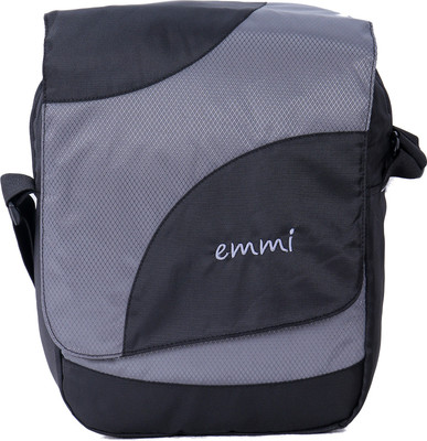 

EMMI BAGS Men & Women Casual Grey Nylon Sling Bag