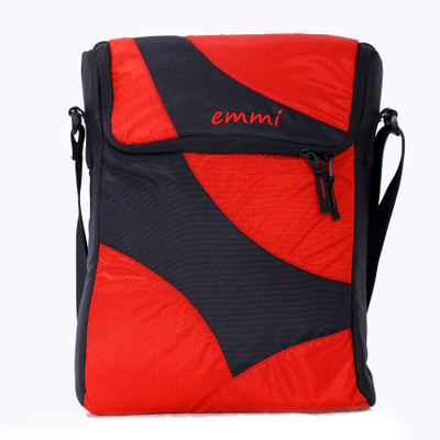 

EMMI BAGS Men & Women Casual Red Nylon Sling Bag