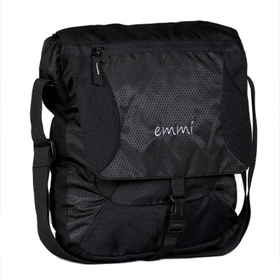 

EMMI BAGS Men & Women Casual Black Nylon Sling Bag