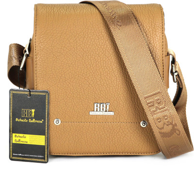 

Roberto Ballmore Boys & Girls Formal Beige Leatherette Sling Bag