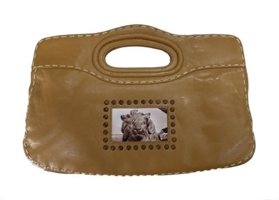 

Miruna Designs Men & Women Casual Tan Genuine Leather Sling Bag