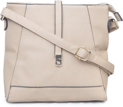 

Legal Bribe Women Formal Beige PU Sling Bag