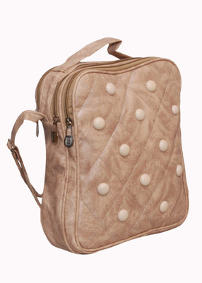 

MAEVA Women Casual Beige Leatherette Sling Bag