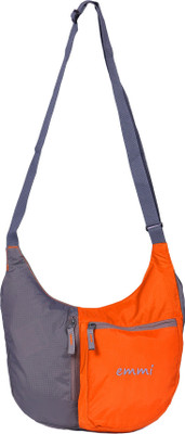 

EMMI BAGS Women Casual Orange Nylon Sling Bag