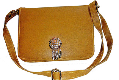 

AASB Girls Casual Khaki PU Sling Bag