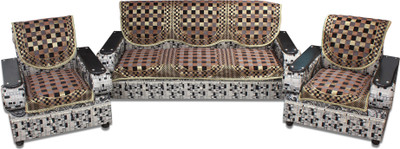 

Furnishing Zone Velvet Sofa Cover(Black, Grey Pack of 6)
